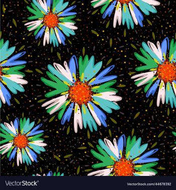 seamless floral pattern on black background seamless floral pattern on black background
