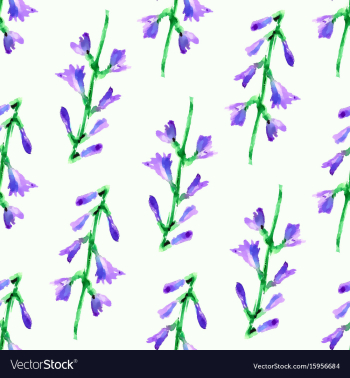 Seamless floral pattern vector image Seamless floral pattern vector image