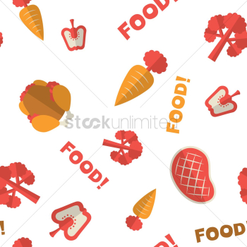 Seamless food background Seamless food background