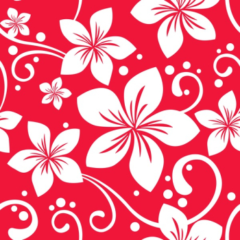 Seamless Hawaiian Christmas Pattern Seamless Hawaiian Christmas Pattern