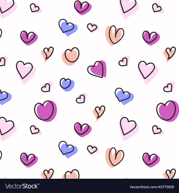 seamless heart pattern for valentines day