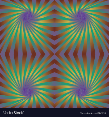Seamless hypnotic swirl pattern background vector image
