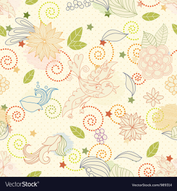 Seamless paisley pattern vector image Seamless paisley pattern vector image