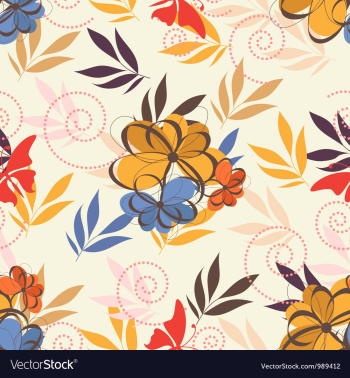 Seamless paisley pattern vector image Seamless paisley pattern vector image