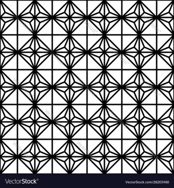 Seamless pattern based on japanese woodwork vector image Seamless pattern based on japanese woodwork vector image
