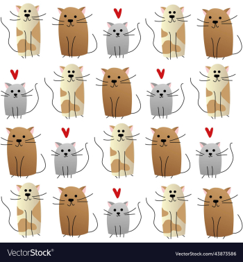 seamless pattern cute white cats with eyes seamless pattern cute white cats with eyes