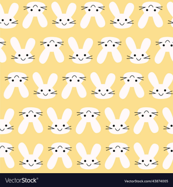 seamless pattern in the form of cute rabbits seamless pattern in the form of cute rabbits