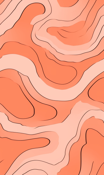 Seamless pattern of spaced out topographic lines