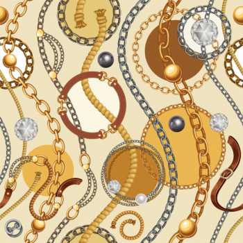 Seamless pattern with belts, chains. Free Vector Seamless pattern with belts, chains. Free Vector