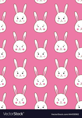 seamless pattern with cute rabbit seamless pattern with cute rabbit