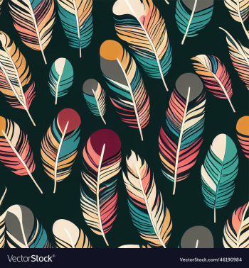 seamless pattern with feathers seamless pattern with feathers