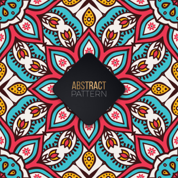 Seamless pattern with mandala Seamless pattern with mandala