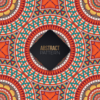 Seamless pattern with mandala Free Vector Seamless pattern with mandala Free Vector