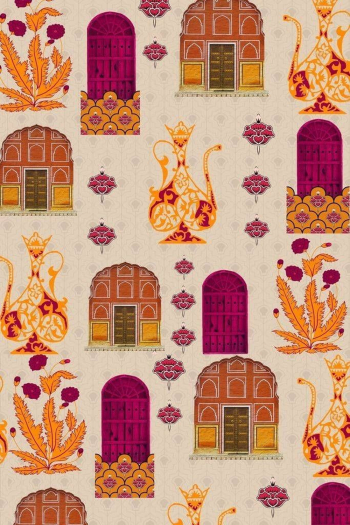 Seamless Rajasthani Textile Pattern Seamless Rajasthani Textile Pattern