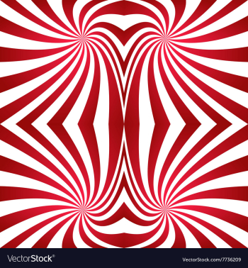 Seamless red swirl pattern background vector image