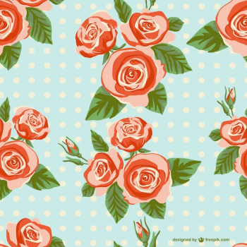 Seamless roses background 