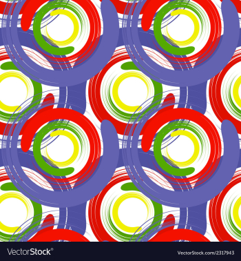 Seamless texture with color circles vector image Seamless texture with color circles vector image