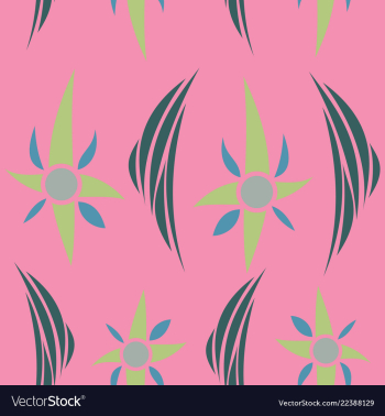 Seamless texture with floral background vintage vector image Seamless texture with floral background vintage vector image