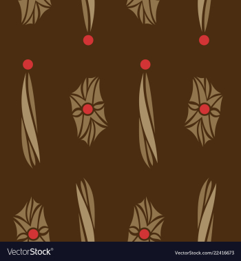 Seamless texture with floral background vintage vector image