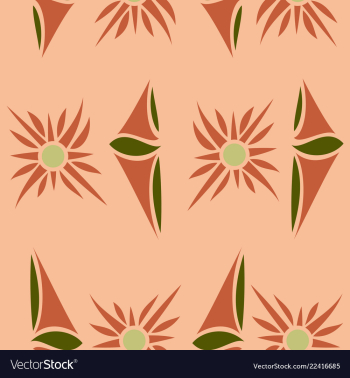 Seamless texture with floral background vintage vector image Seamless texture with floral background vintage vector image