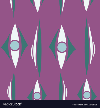 Seamless texture with floral background vintage vector image