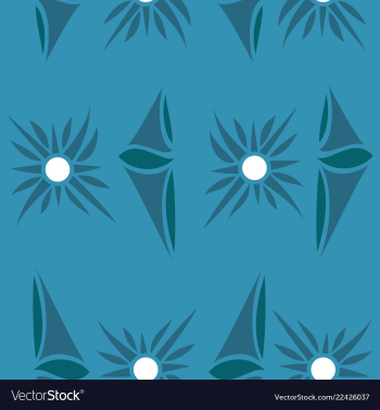Seamless texture with floral background vintage vector image