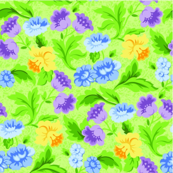 seamless vector spring floral bouquet pattern.