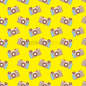 Seamless vintage camera background Seamless vintage camera background