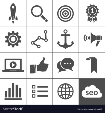 search engine optimization icon set search engine optimization icon set