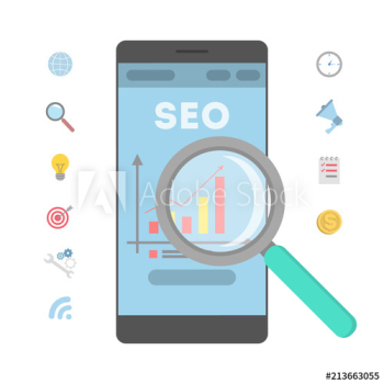 Search engine optimization illustration Search engine optimization illustration