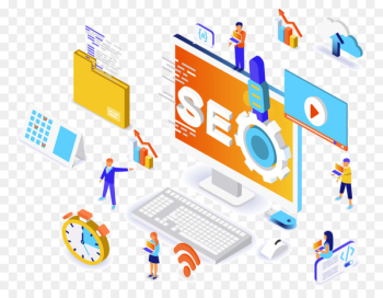Search Engine Optimization Vector graphics Web design Web banner Flat design - web design 