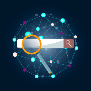 Search Icon On Mesh Network Search Icon On Mesh Network