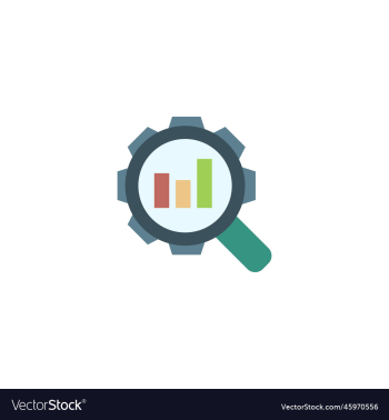 search optimization creative icon flat search optimization creative icon flat