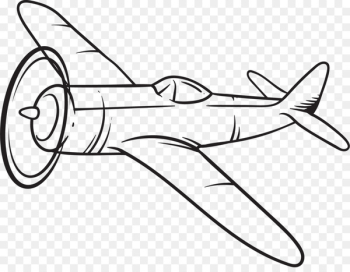 Second World War Military Logo Air force - Retro military fighter 