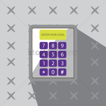 Security access keypad