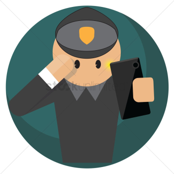 Security guard taking selfie Security guard taking selfie