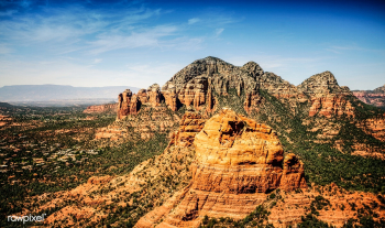 Sedona, Arizona aerial view from helicopter. .. | Free public domain photo - 433793