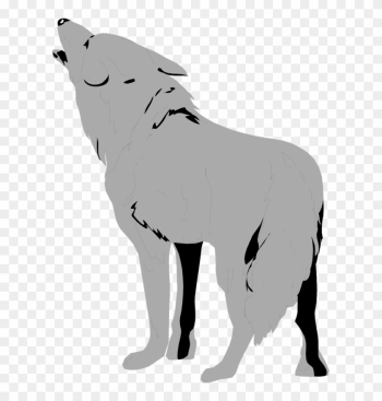 See Here Wolf Clipart Black And White Free Download - Transparent Background Wolf Clipart