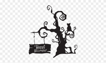 See It With Your Wall Color - Spooky Halloween Tree See It With Your Wall Color - Spooky Halloween Tree