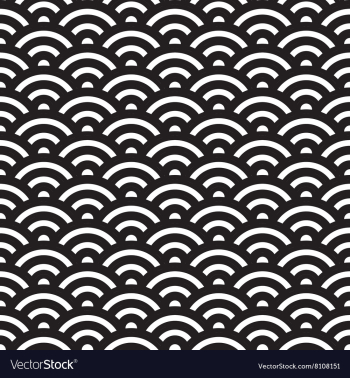Seigaiha vector image Seigaiha vector image