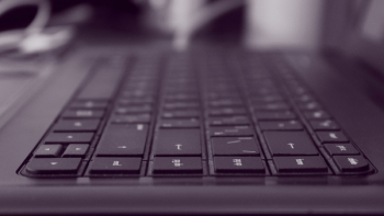 Selective Blur of Black Computer Keys Selective Blur of Black Computer Keys