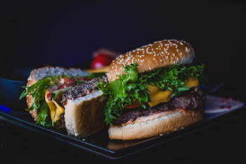 Selective Focus Photo of CheeseBurger Selective Focus Photo of CheeseBurger