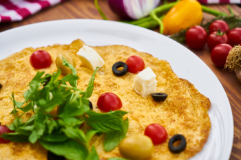 Selective Focus Photography of Omelette With Toppings Selective Focus Photography of Omelette With Toppings