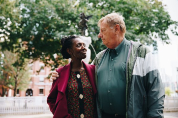 Senior Couple Walking Senior Couple Walking