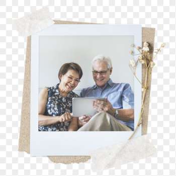 Senior love png sticker instant | Free PNG - rawpixel