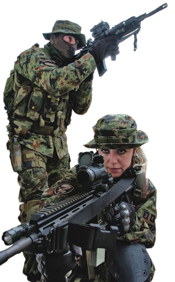 Serbian Female Member of Special Forces image - Females In Uniform ...