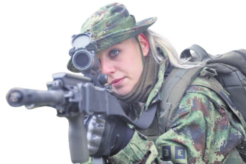 Serbian Female Member of Special Forces image - Females In Uniform ...