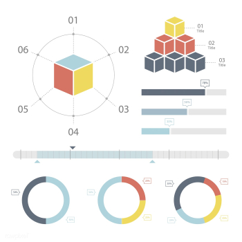 Set elements of infographic | Free stock vector - 77697