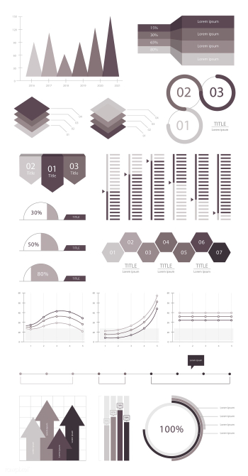Set elements of infographic | Free stock vector - 77769