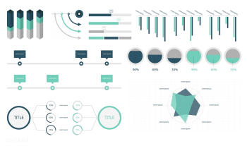 Set elements of infographic | Free stock vector - 77803